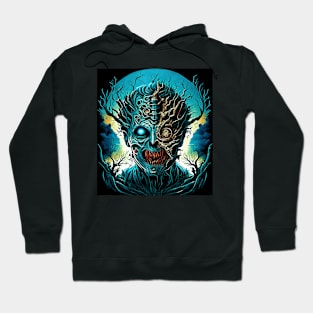 "Psychedelic Haunts: Unique and Colorful Halloween Horrors" Hoodie